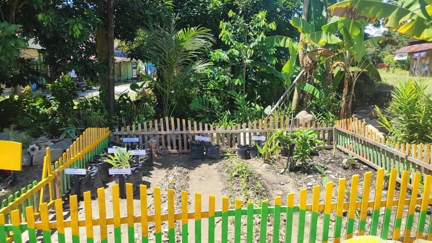 Mahasiswa KKN-T Gelar Program Pembuatan Taman Toga di Desa Jalajja